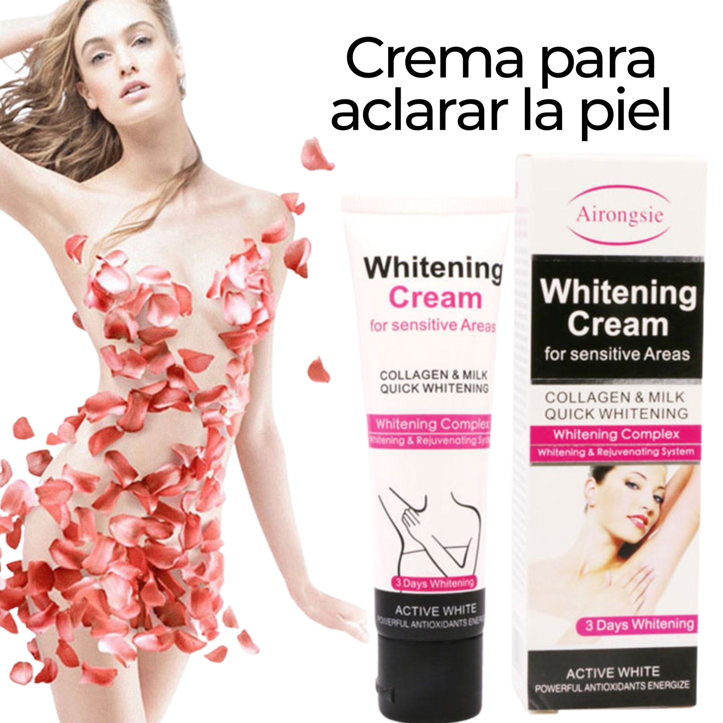 Crema aclaradora de piel Clarivella 50g